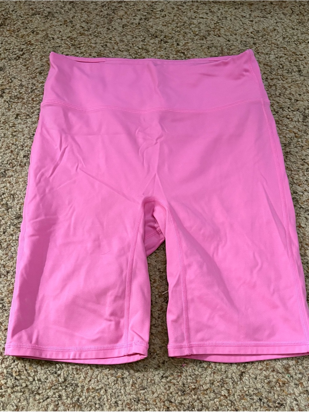 Fabletics Hot Pink High-Rise Bike Shorts